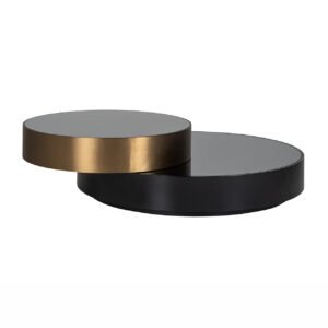 3500 - Salontafel Slice (Black/gold)