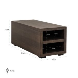 6524 BROWN - Sofa-element Oakura (Brown)