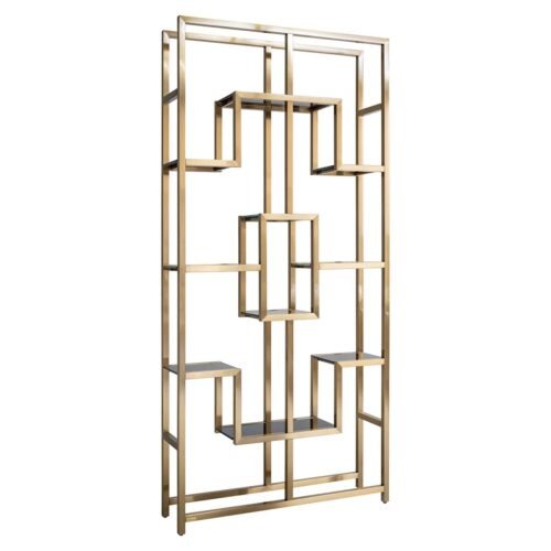 7236 - Wandkast Magnus brushed gold (Brushed Gold)