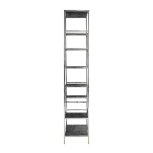 7409 - Wandkast Blackbone silver 7-planken (Black rustic)