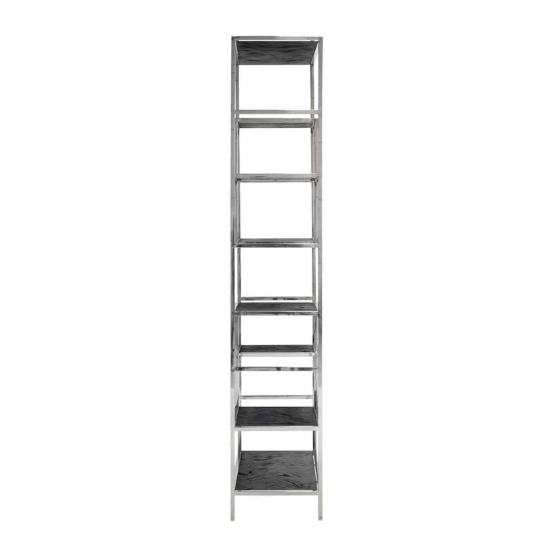 7409 - Wandkast Blackbone silver 7-planken (Black rustic)