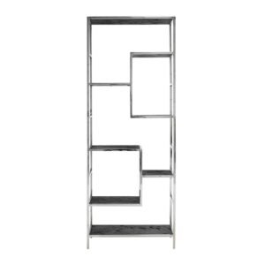 7409 - Wandkast Blackbone silver 7-planken (Black rustic)