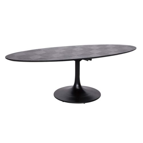 7550 - Eettafel Blax ovaal 250 (Black)