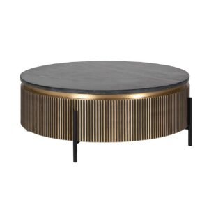7574 - Salontafel Ironville 90Ø (Gold)