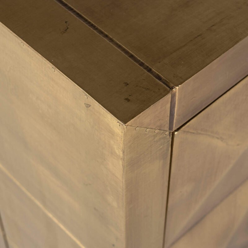 7585 - Dressoir Collada 3-deuren (Brushed Gold)