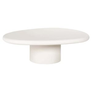 7655 - Salontafel Bloomstone 110x90 (White)