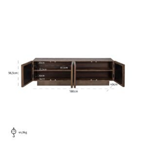 7701 - TV-dressoir Bryant 4-deuren (Brown)