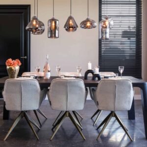 7734 - Eettafel Baccarat 230 (Dark coffee)