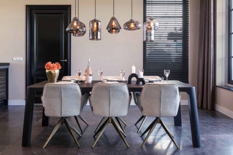 7734 - Eettafel Baccarat 230 (Dark coffee)