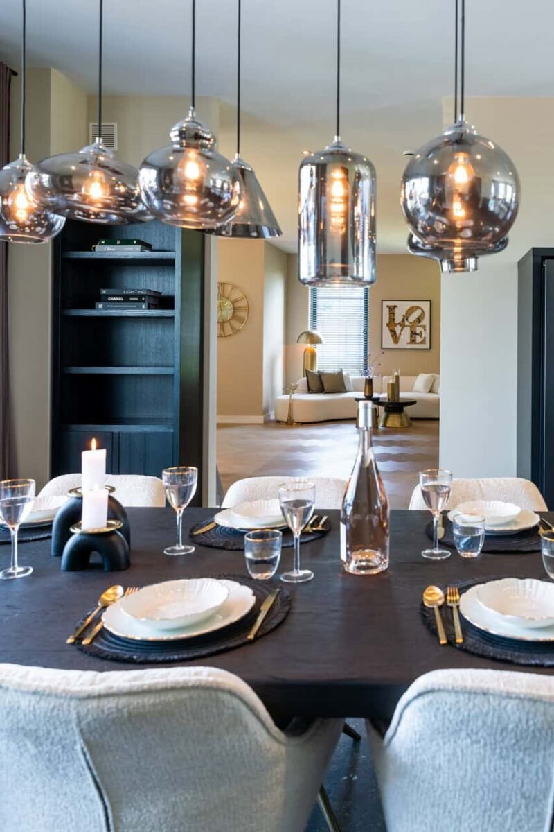 7734 - Eettafel Baccarat 230 (Dark coffee)