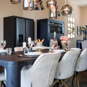 Eettafel Baccarat 230 (Dark coffee)