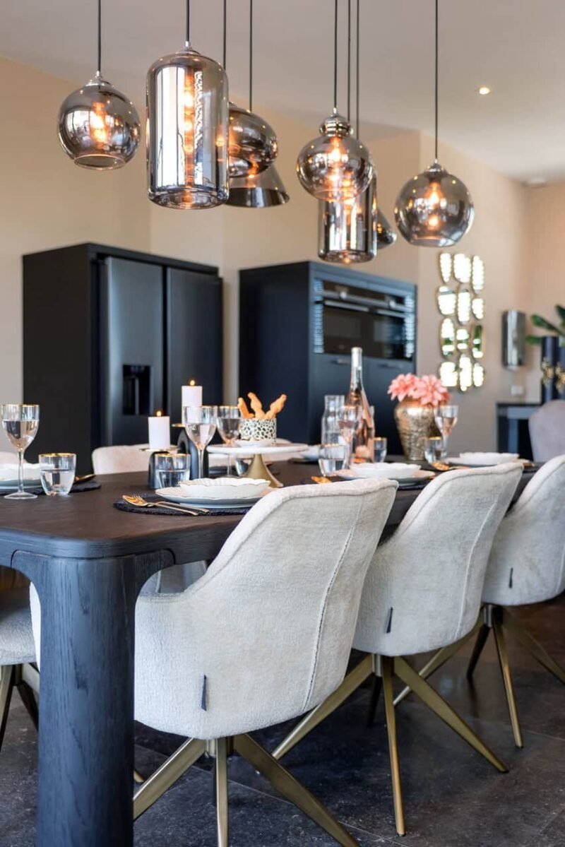 Eettafel Baccarat 230 (Dark coffee)