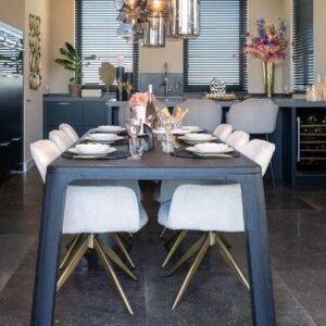 Eettafel Baccarat 230 (Dark coffee)