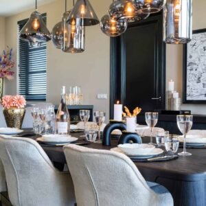 Eettafel Baccarat 230 (Dark coffee)