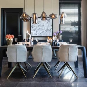 Eettafel Baccarat 230 (Dark coffee)