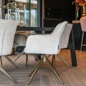 Eettafel Baccarat 230 (Dark coffee)