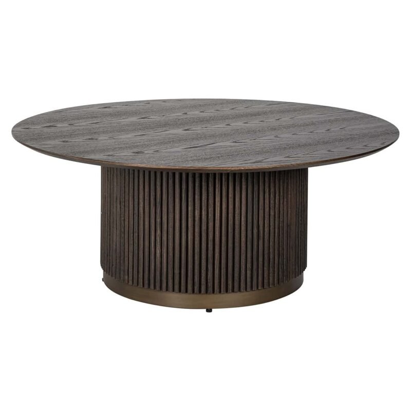 7757 - Salontafel Luxor 100Ø (Brown)