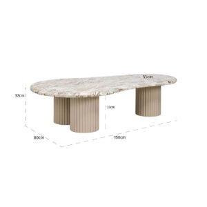 7816 - Salontafel Coronel (Beige)