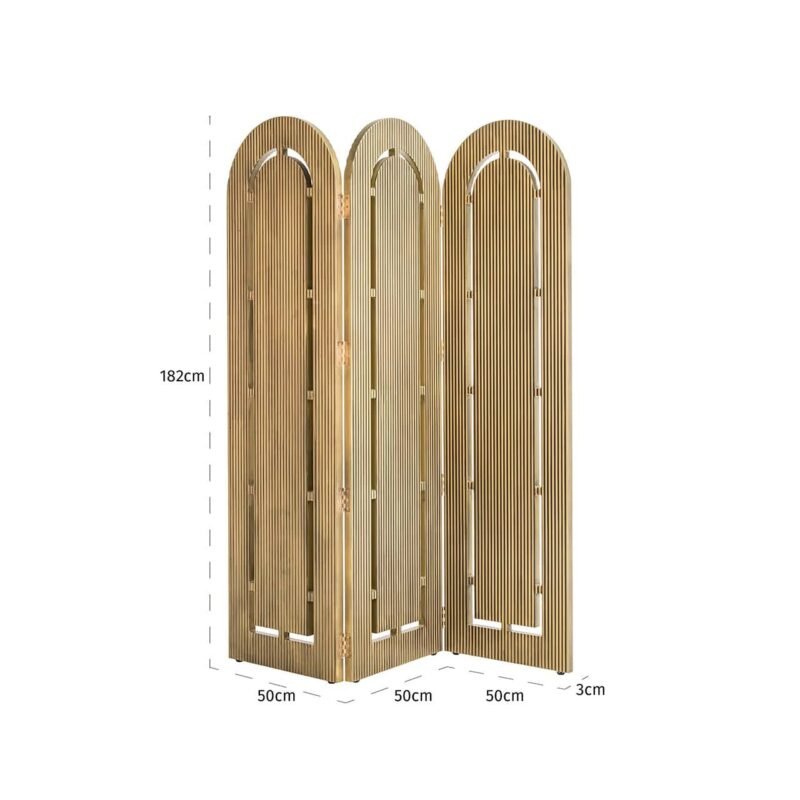 7820 - Kamerscherm Macallen brass finish painted (Brushed Gold)