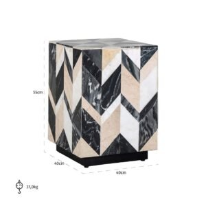 7841 - Bijzettafel Rostelli
