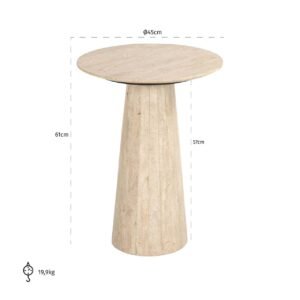 7888 - Bijzettafel Cavo (Beige)