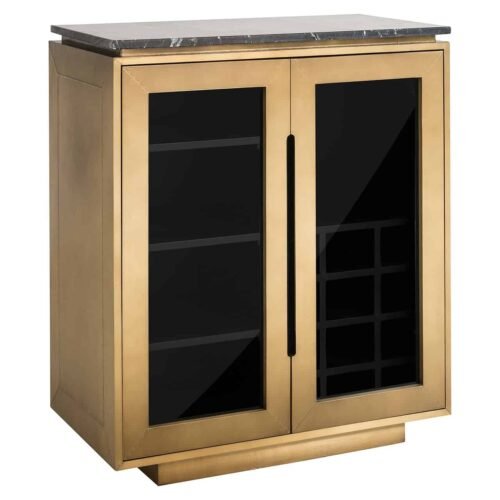 7892 - Dressoir Finsbury 2-deurs (Black/gold)