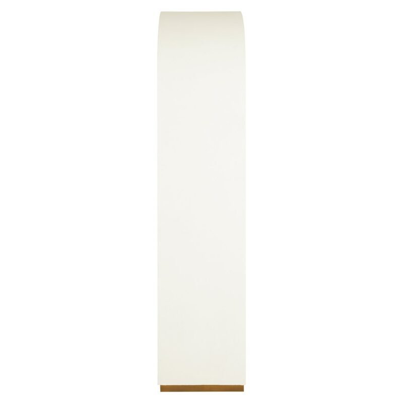 8105 - Wandkast Tivoli met gebogen bovenkant 2-deurs 3-planken (White)