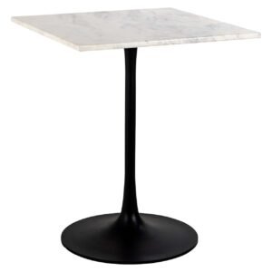 825229 - Bistrotafel Carlten wit vierkant (Black/white)