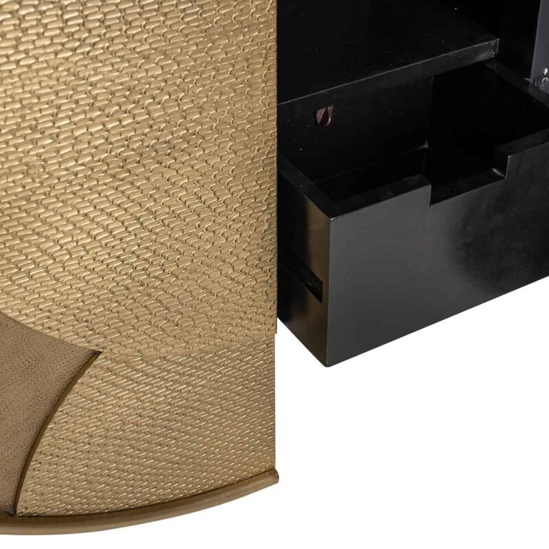 825236 - Wandkast Bowie (Black/gold)