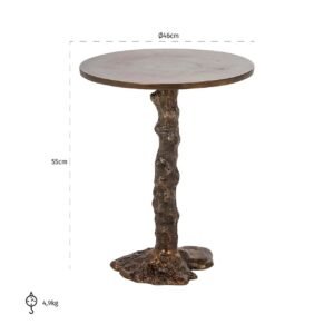 825261 - Bijzettafel Misty (Bronze)