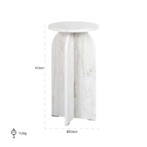 825276 - Bijzettafel Luciano (Beige)