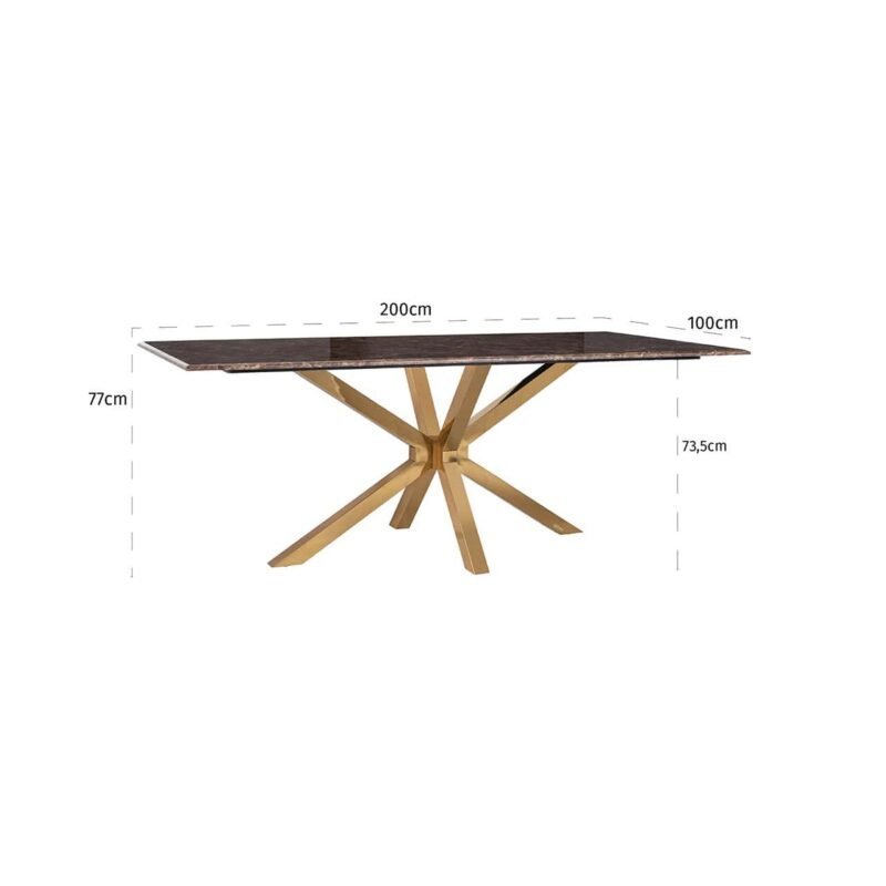 9453 - Eettafel Conrad (Gold)