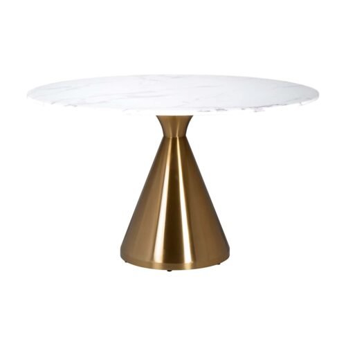 9917 - Eettafel Tenille 130Ø  (Brushed Gold)