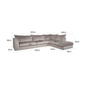 MODULE SOFA ROXANNE - Module Bank Roxanne