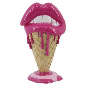 -AD-0050 - Decoratieobject Ice lips (Pink)