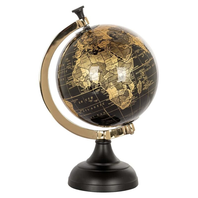 -AD-0053 - Deco object Jilly (Black/gold)