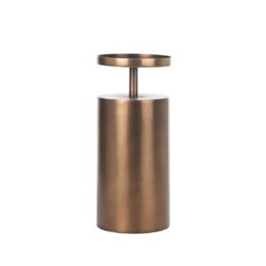 -KA-0117 - Kandelaar Dixon medium (Brushed Gold)