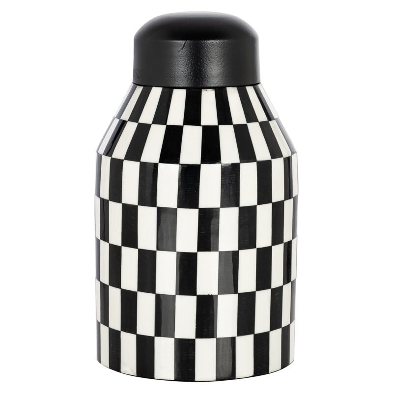 -KP-0073 - Pot Malou klein (Black/white)