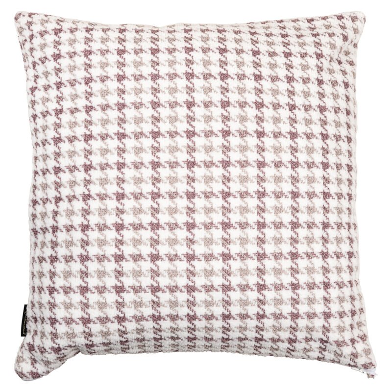 -KU-0087 - Kussen Juno rose 50x50 (Peacock 1670 rosewood)