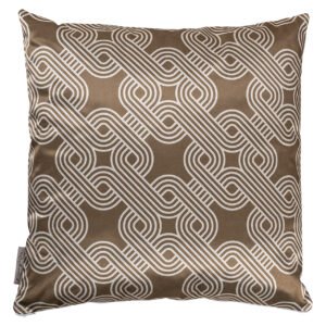 -KU-0096 - Kussen Marsha 50x50 (Monaco 23050 Chained Quadrant 75 - 8006 Sand)