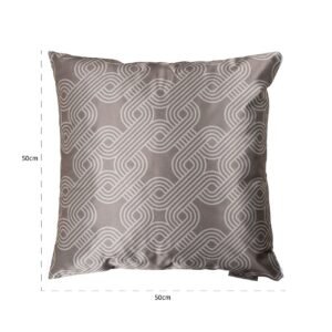 -KU-0097 - Kussen Mindy 50x50 (Monaco 23050 Chained Quadrant 75 - 0005 Cream)