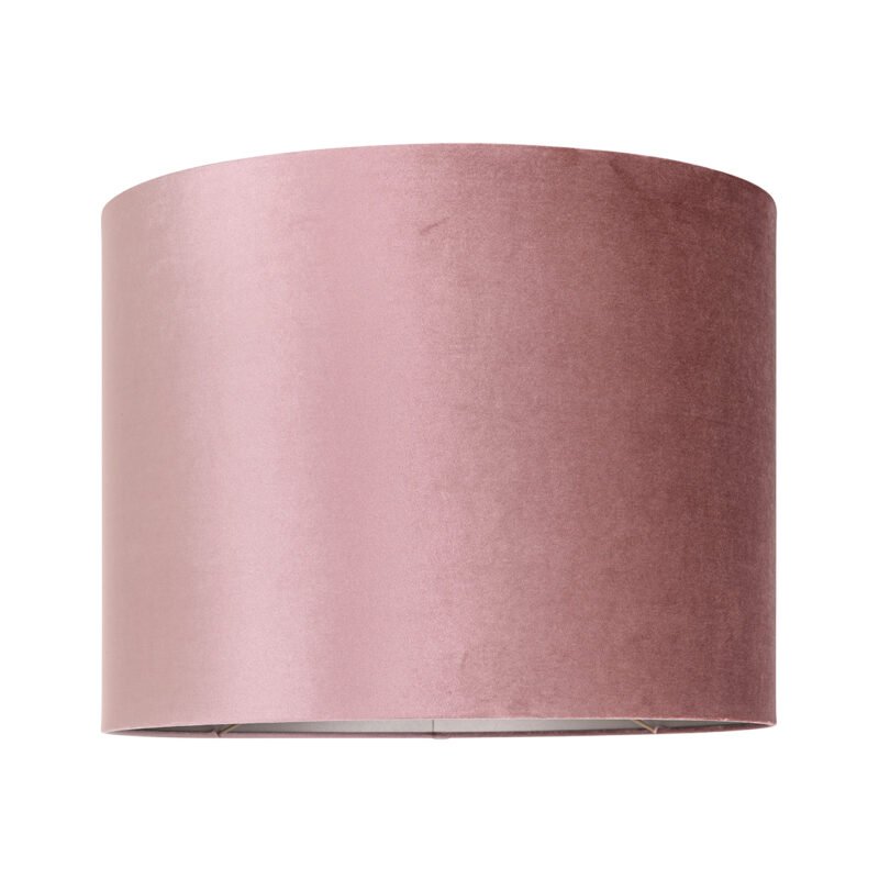 -LK-0052 XL - Lampenkap Old rose cilinder 50Ø (Italian-4008 Old Rose)