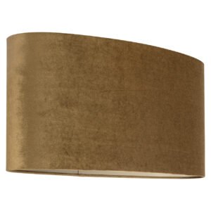 -LK-0055 OVALE - Lampenkap Addy  gold velvet