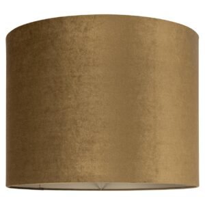 -LK-0055 XL - Lampenkap Addy  gold velvet (Gold)