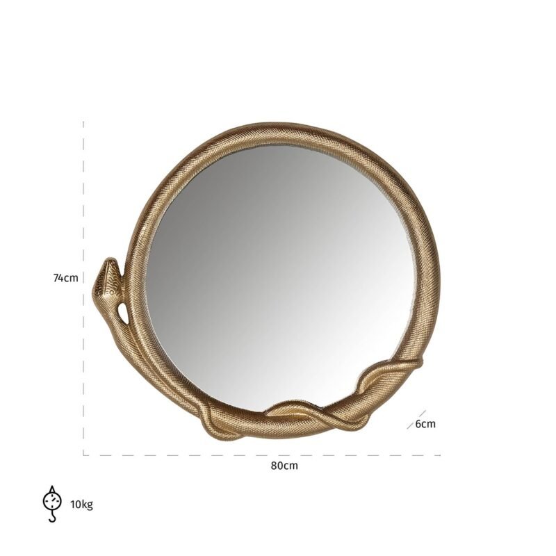 -MI-0054 - Spiegel snake Fiona (Gold)