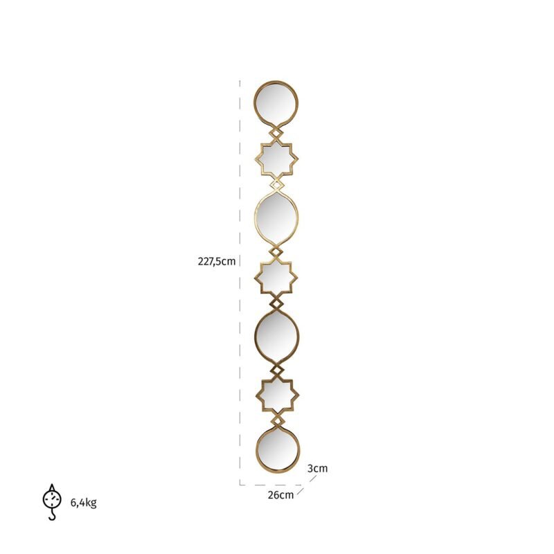 -MI-0094 - Spiegel Babice goud (Gold)