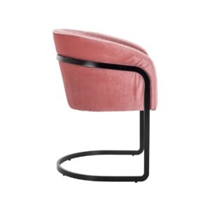 S4542 BLUSH VELVET - Stoel Chiara blush velvet (Genova 706  Blush)