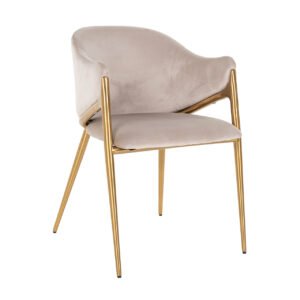 S4544 FR KHAKI VELVET - Stoel Gwen khaki velvet fire retardant (FR-Quartz 903 Khaki)