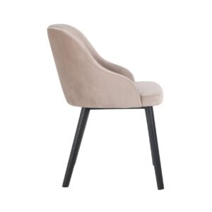 S4563 KHAKI VELVET - Stoel Twiggy khaki velvet (Quartz Khaki 903)