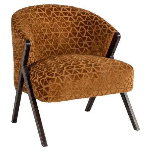 S4591 GOLD TRIANGLE - Fauteuil Mia gold triangle (Triangle 2013 old gold)